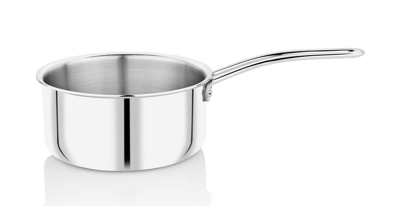 Tosaa Stainless Steel Triply Sauce Pan|Sauce Pan for Cooking|Induction and Gas Stove Compatible, Dishwasher Safe|Capacity - 1650ml,18 CM - Image 5