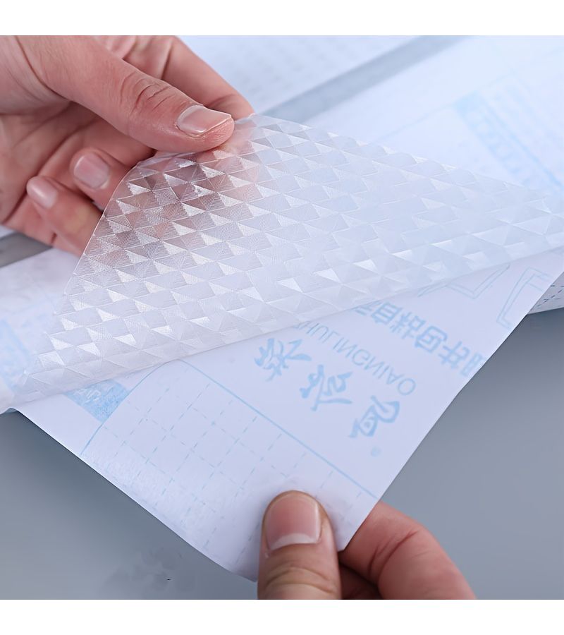 10 Pieces Medium Size Transparent Self Adhesive Matte Plastic Book Covers Dustproof - Image 4