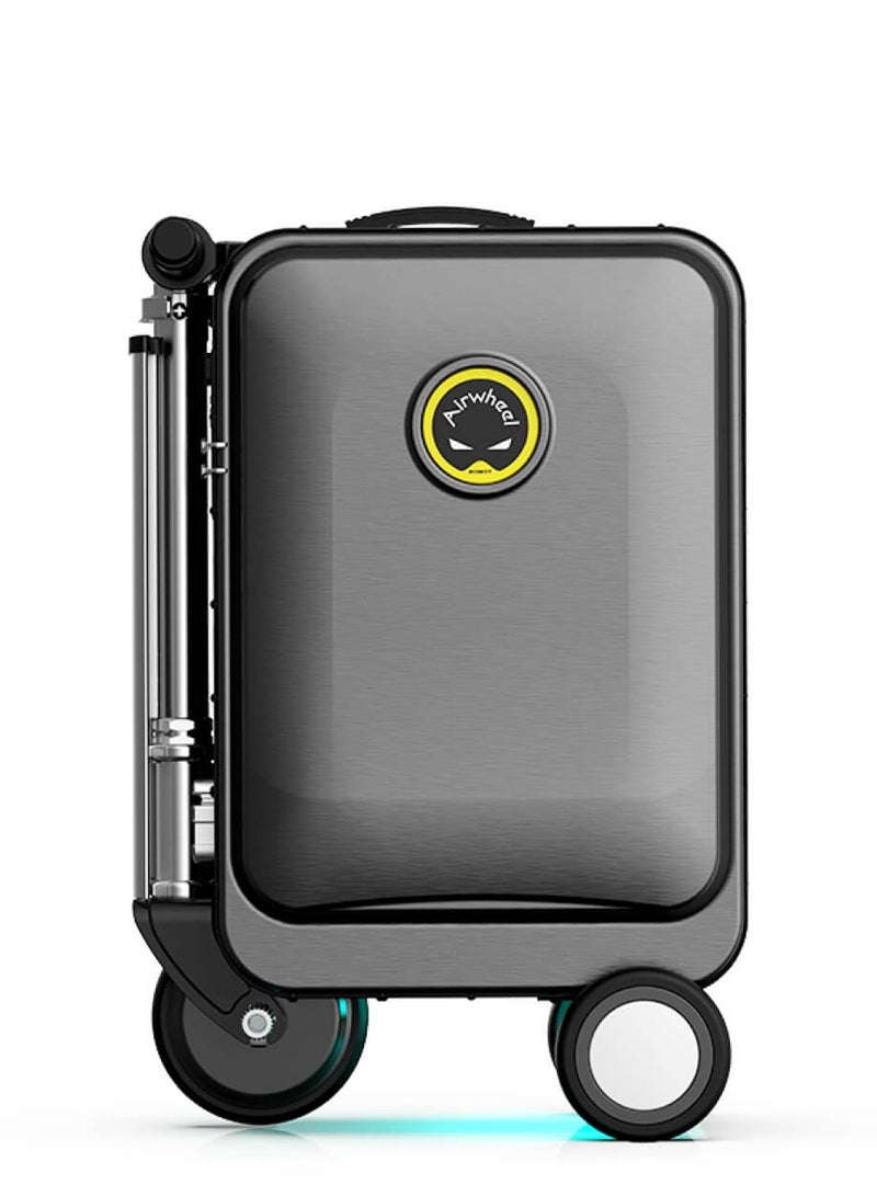 Airwheel SE3SL Electric Scooter Suitcase - Black | 20L Innovative Travel Luggage, Motorized Electric Luggage Scooter for Effortless Travel with Removable Battery | Official Dealer in UAE