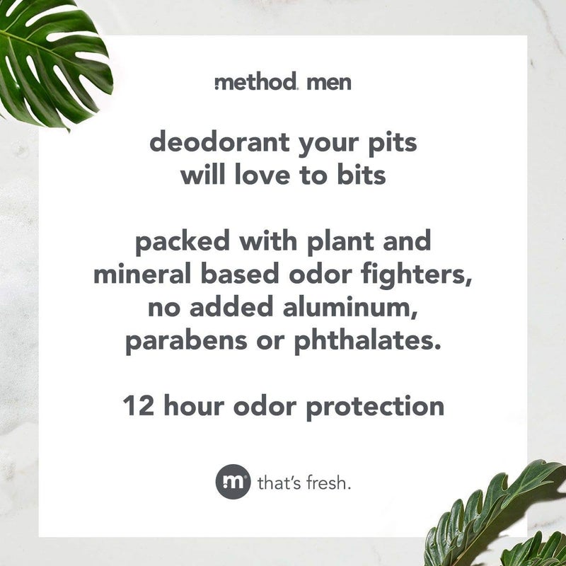 Method Mens Aluminum-Free Deodorant, Juniper & Sage, 2.65 Ounce (Pack of 6) - Image 5