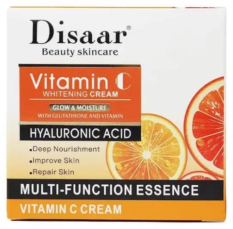 ديزار كريم تبييض حمض الهيالورونيك فيتامين C للعناية بالوجه ، 50 مل