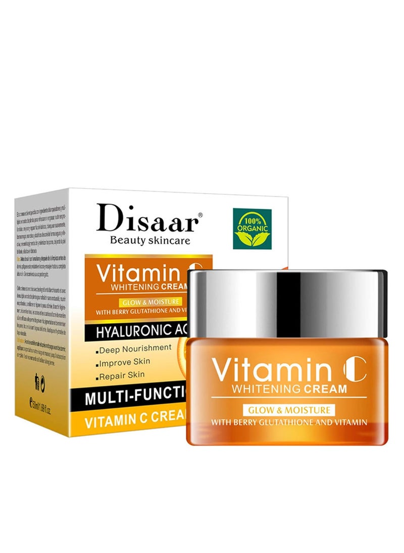 Disaar Face Care Vitamin C Hyaluronic Acid Whitening Cream 50ml - pzsku/ZACCE00348B599B45DD2FZ/45/_/1738246671/73729b39-da03-47ac-acf0-3fc441608952