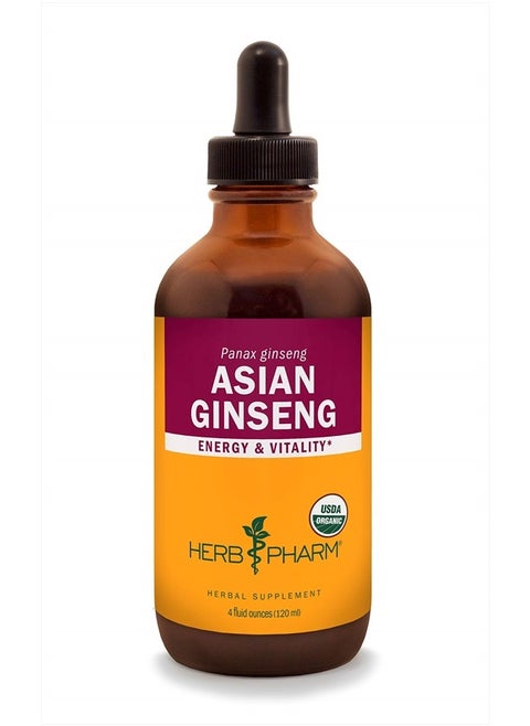 Asian (Panax) Ginseng Liquid Extract for Energy and Stamina Support - 4 Ounce
