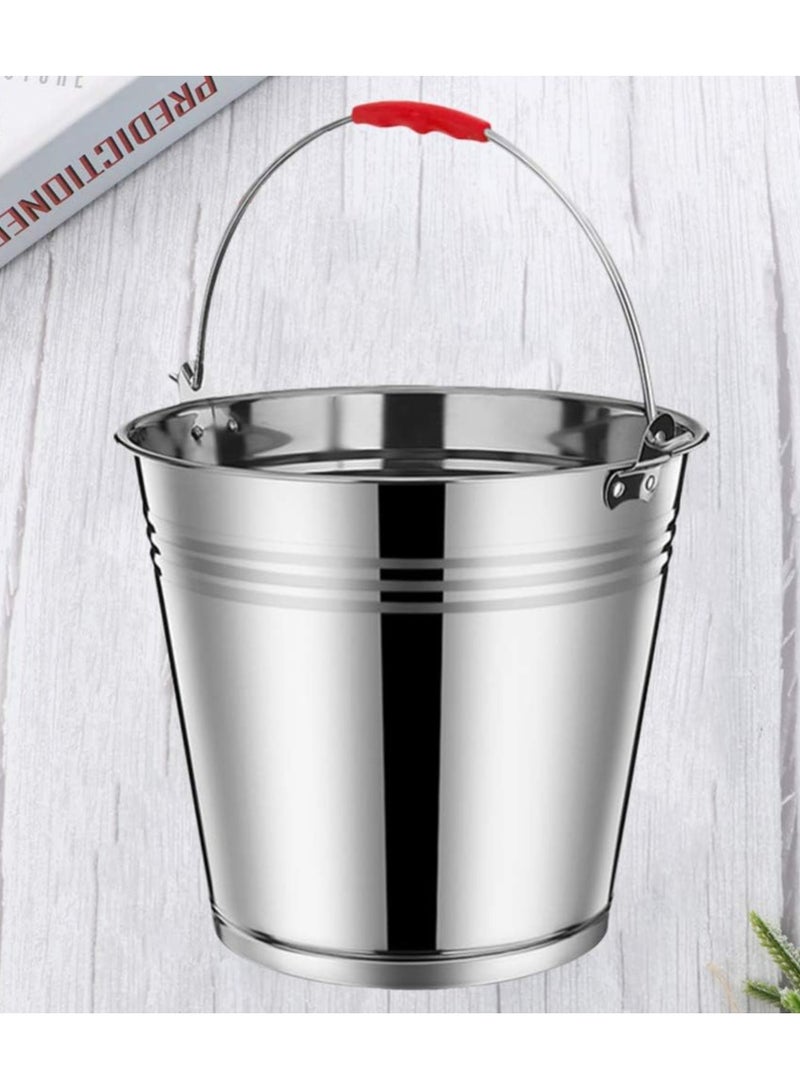 DubaiGallery Stainless Steel Bucket Silver - Image 2
