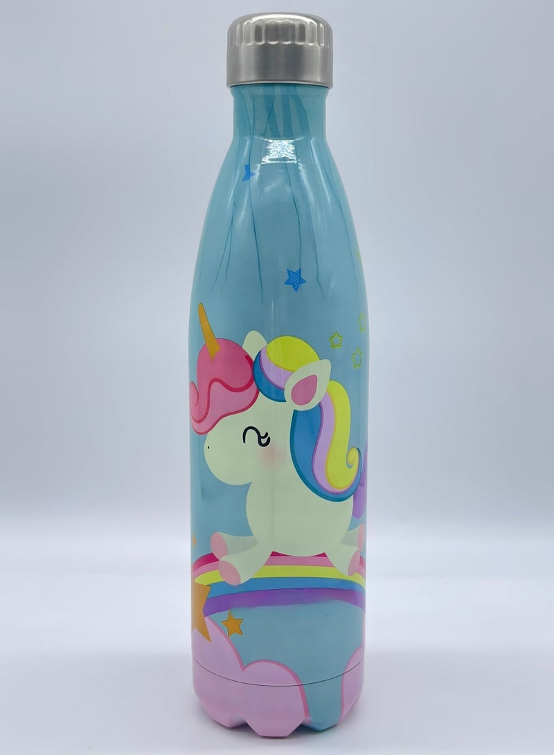 أو جي إس زجاجة مياه استانلس ستيل عازلة للبرودة 24 ساعة والحرارة 12 ساعة – أنيقة، محكمة الإغلاق وسهلة الحمل - Image 2