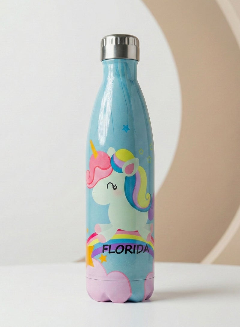 أو جي إس زجاجة مياه استانلس ستيل عازلة للبرودة 24 ساعة والحرارة 12 ساعة – أنيقة، محكمة الإغلاق وسهلة الحمل - Image 1