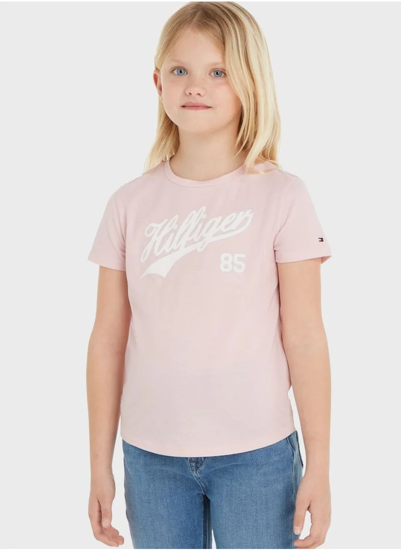 TOMMY HILFIGER Kids Hilfiger Script T-Shirt