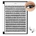 Bodermincer Black Cluster Lashes 240pcs 20D40D DIY Eyelash Extension D Curl Long Individual Lashes Mixed Tray Faux Mink Lash Clusters Extensions 822mm 20D8mm - Image 4