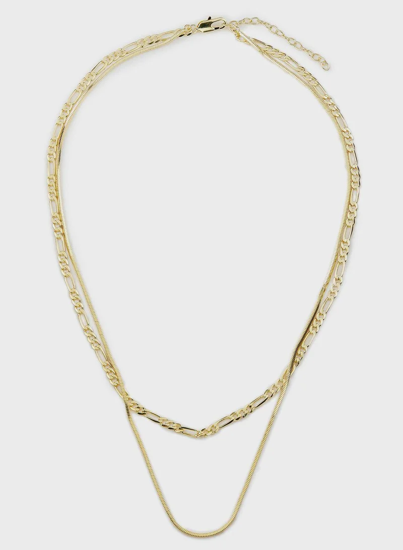 LUV AJ Cecilia Chain Long Necklaces