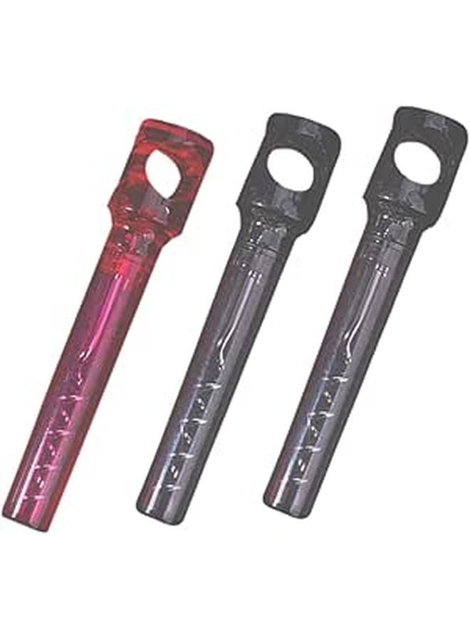 Portable Plastic Wine Corkscrew Set 3 Pieces Manual Bottle Opener For Home Bar Travel - Image 1