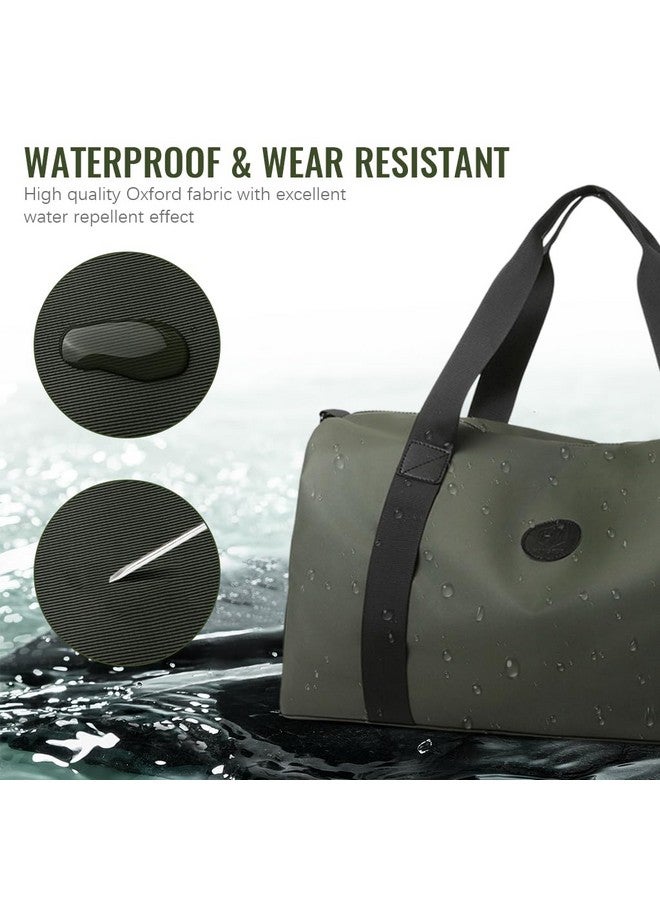 GUSTAVE¬Æ Gym Bag for Men with Footwear Compartment, Fashion Oxford Cloth Waterproof Duffle Bag Removable Shoulder Strap Travel Luggage Bag, 46x20x26cm - Image 3