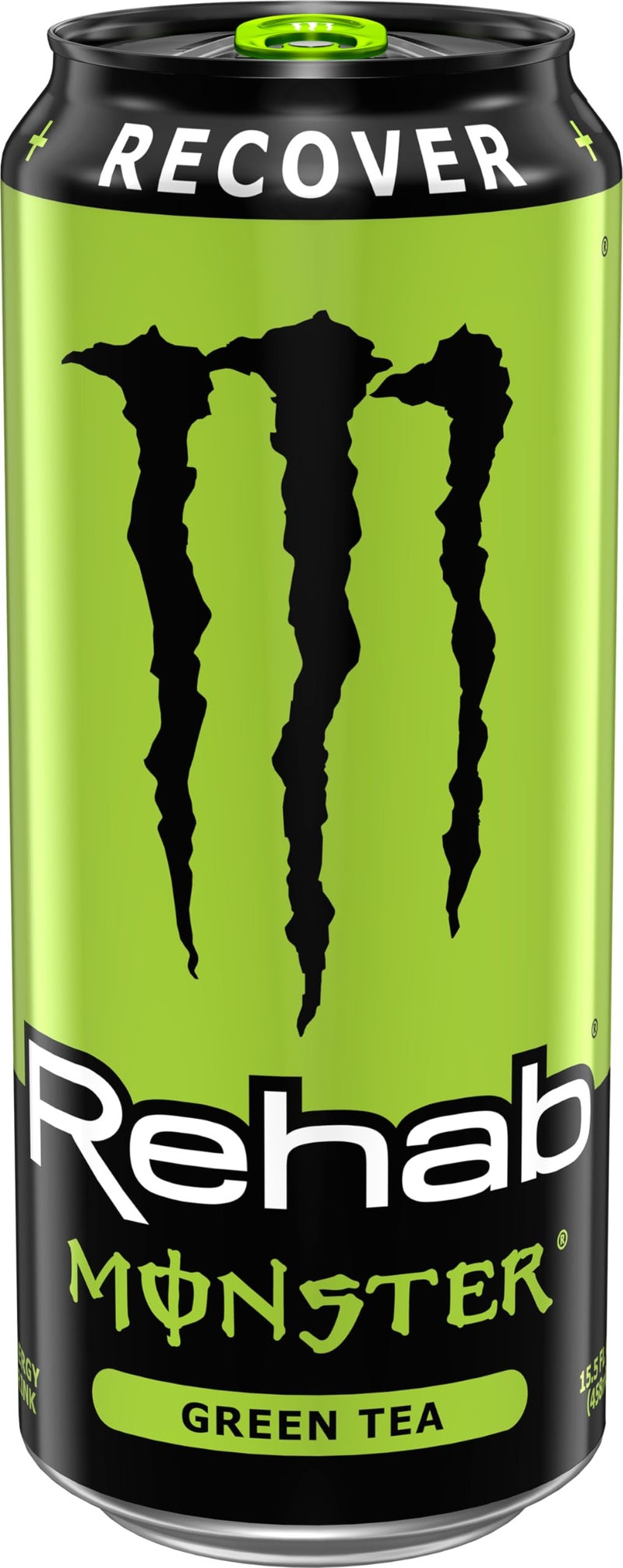 Monster Energy Rehab Green Tea + Energy, Energy Iced Tea, Energy Drink 15.5 Ounce (Pack of 15) - Image 2