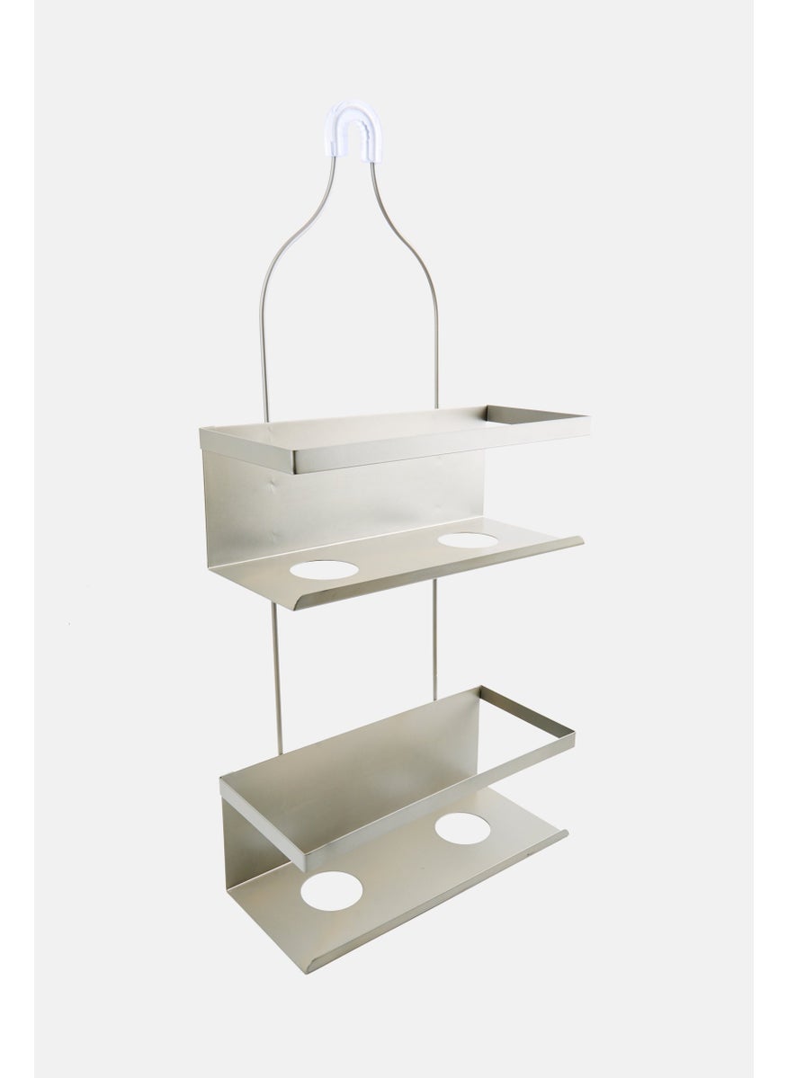 AMG - Metal Shower Hanging Caddy, Grey - Image 1