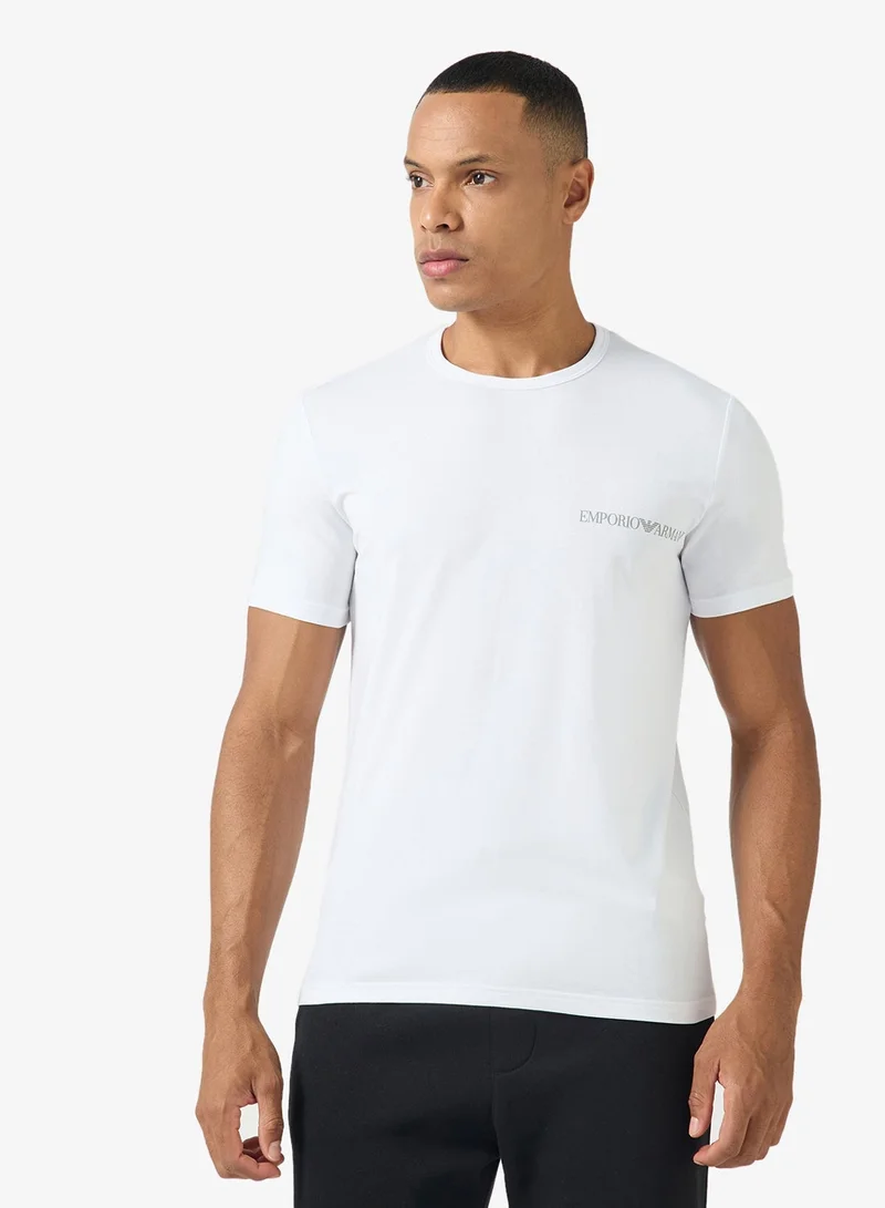 2 Pack Of Logo Crew Neck T-Shirt