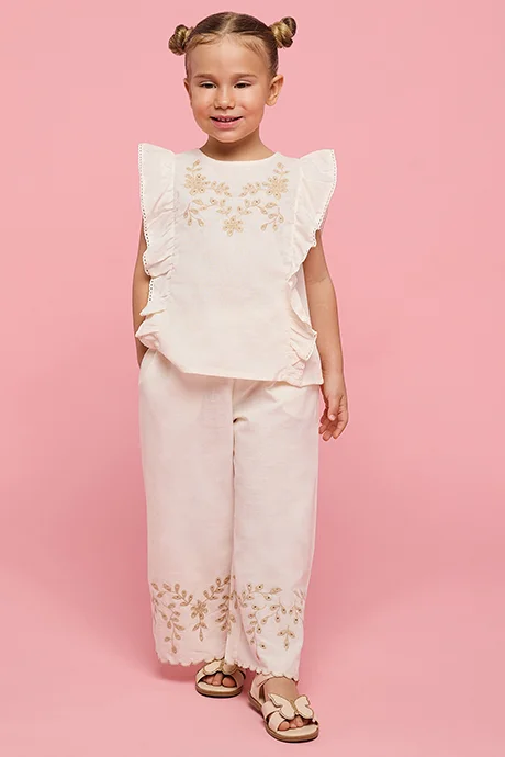 R&B Embroidered Clothing Set