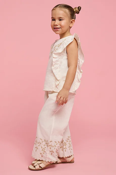 R&B Embroidered Clothing Set