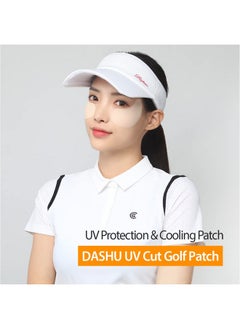 Dashu Daily Sunshield Golf Patch 5 Pairs Korean Skin Care Cooling Gel Patches For Outdoors Portable Collagen Patches For Face Age Defying Sun Shield Peptide Patch Easy Peel Off Facial Patches  - Image 2
