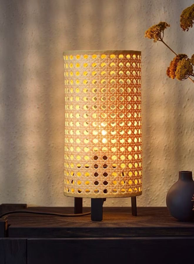SAXHYTTAN Table lamp, beige/black, 26 cm - Image 2