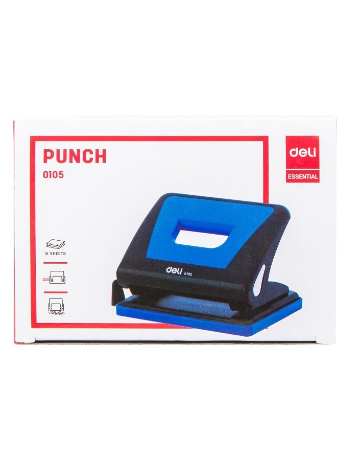 Deli E-0105 Hole Paper Punch, 15 Sheets Capacity - Image 2