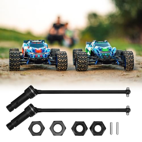 KH866 Metal RC Car Drive Shaft 2Pcs HeavyDuty CVD EA1061 Driveshaft Accessories Set Front Rear Replacement Parts Shafts for JLB Racing Cheetah 11101 21101 J3 Speed 110 Kit Axle Tools Toy Part - Image 5