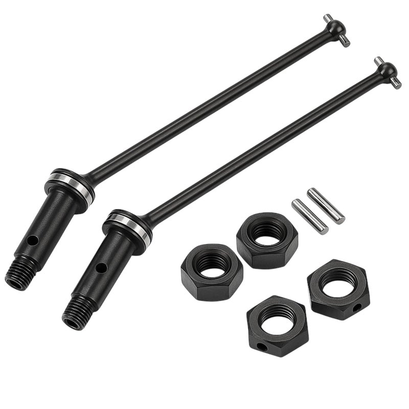 KH866 Metal RC Car Drive Shaft 2Pcs HeavyDuty CVD EA1061 Driveshaft Accessories Set Front Rear Replacement Parts Shafts for JLB Racing Cheetah 11101 21101 J3 Speed 110 Kit Axle Tools Toy Part - Image 3