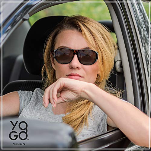 Yogo Vision Fit Over Wrap Sunglasses Polarized Lens Wear Over Eyeglasses 100% UV Protection for Men and Women - Image 3