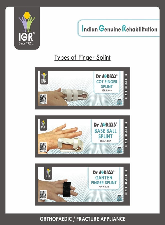 IGR جبيرة إصبع IGR على شكل مطرقة لتخفيف الألم، تثبيت إصبع الزناد، تقويم، دعامة تصحيح، جبيرة إصبع للالتواء، الخلع، الكسر، جبيرة إخفاء ودعم (جبيرة إصبع كاملة) - قطعة واحدة - Image 5