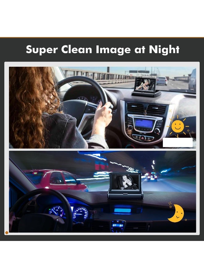 Itomoro Baby Car Camera, View Infant in Rear Facing Seat with Wide Crystal Clear View, USB Easy Install car Camera for Baby 1080P - Image 5