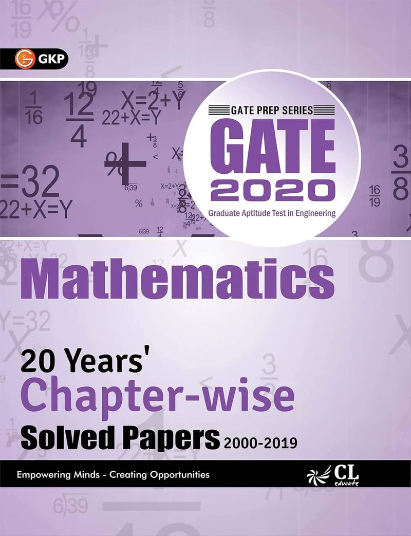 GATE 2020 - 20 Years Chapter-Wise Solved Papers (2000-2019)- Mathematics 