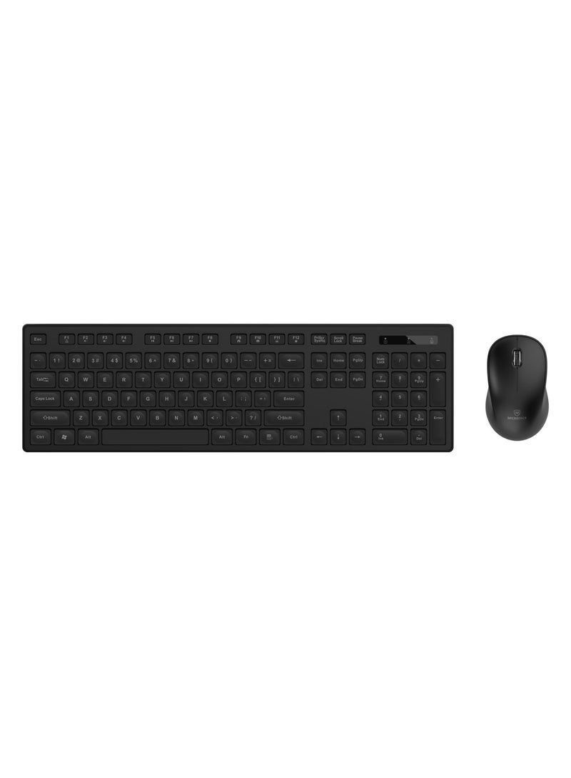 MicroPack Wireless Combo (Keyboard + Mouse) Comfortable   with 1200 DPI for Long-Term Use KM-237W - Image 1
