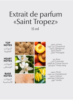 PREPARFUMER From France Extrait de Parfum SaintTropez for Women- Woody, Floral and Fruity Fragrance - Long Lasting Luxury Perfume, 15 ml  - Image 3