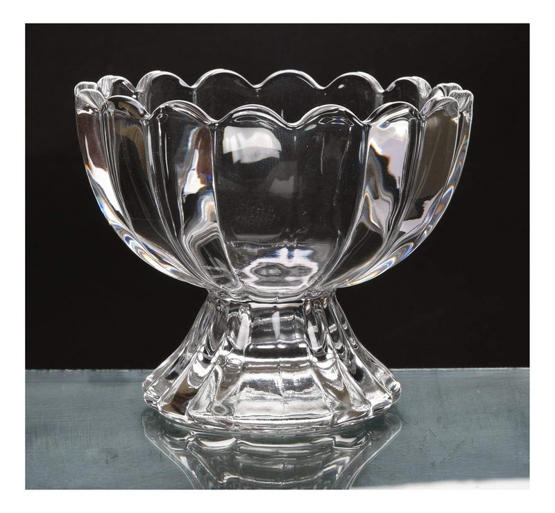 BIG CART Big cart European 120 ml Lotus Ice Cream BowlAntarctic Flower Design Glass Dessert BowlsIce Cream Cup SetPack of 6  - Image 5