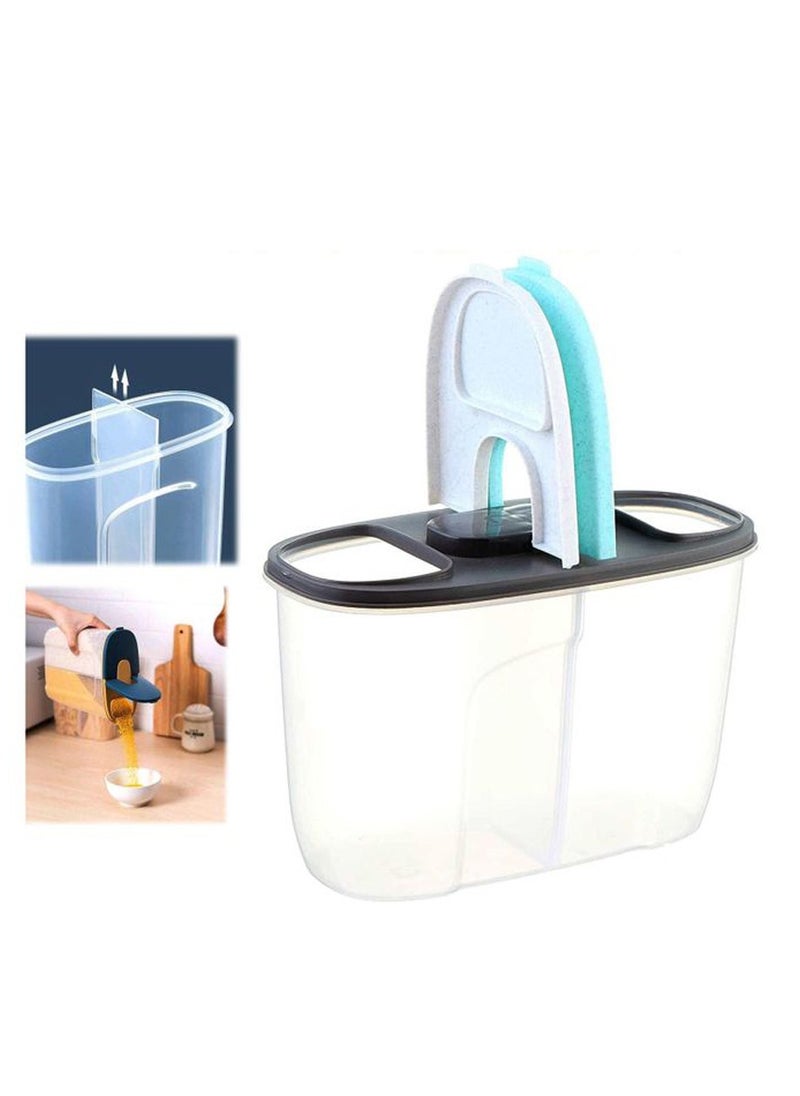Mazaya 2 in 1 multi-functional storage container for storing grains, legumes and rice and storing ready-made food grains medium  - Image 3
