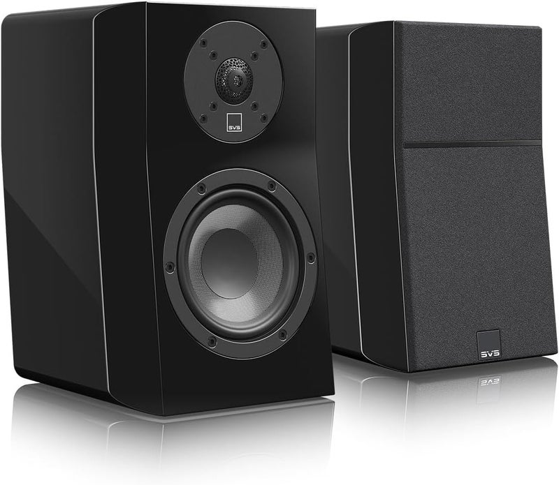 SVS Ultra Evolution Nano Bookshelf Speakers - Pair (Piano Gloss Black) - Image 1