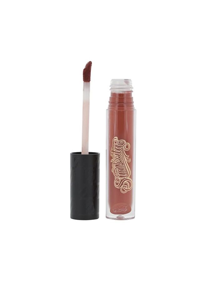 SUAVECITO Suavecita Lipgrip Matte Liquid Lipstick Dancing Queen Brick Red With Hints Of Pink Lip Color Long Lasting Lip Makeup  - Image 1