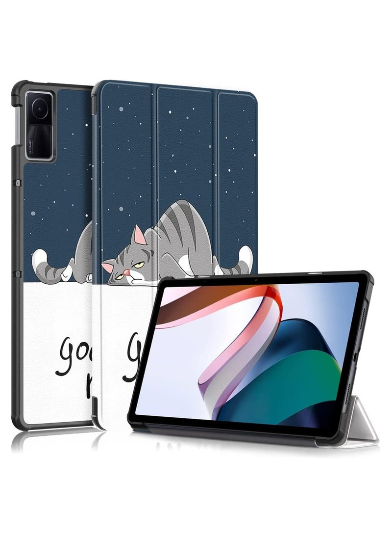 Case for Xiaomi Redmi Pad 10.61 inch Released 2022, Tri fold Slim Lightweight Hard Shell Smart Protective Cover with Multi-Angle Stand (Good Night) - Image 1
