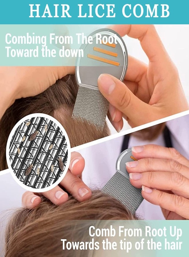 ELITEWAVE Lice Comb For Women And Kids Stainless Steel Lice Egg Nit Lice Egg Removal Comb - Image 4