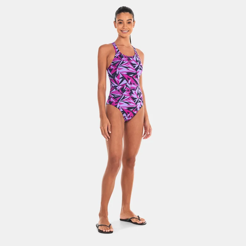 speedo Women's HyperBoom Allover Medalist One-Piece Swimsuit