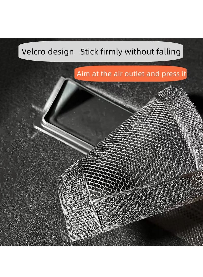 KASTWAVE Backseat Air Vent Cover Grilles, Protector Rear Seat Air Conditioner Outlet Air Flow Vent Grille Protection Covers Compatible with Tesla Model 3 Model Y (2 Pack) - Image 2