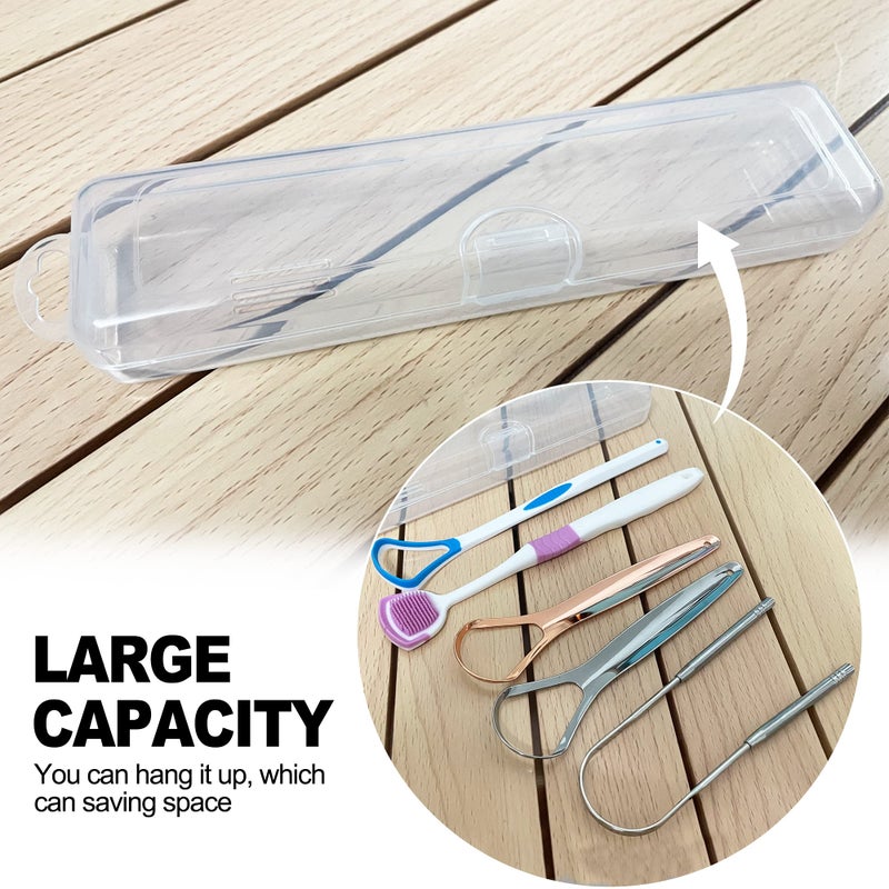 crayBG Tongue Scraper Case, Tongue Scraper Travel Case, Tongue Cleaner Case, Case for Tongue Scraper (2 Pack) - Image 2