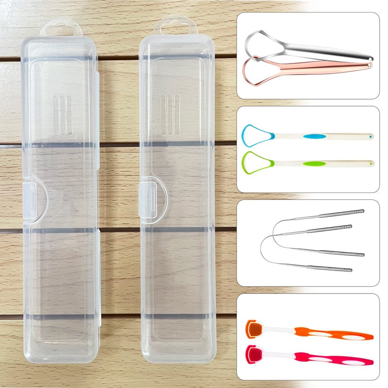 crayBG Tongue Scraper Case, Tongue Scraper Travel Case, Tongue Cleaner Case, Case for Tongue Scraper (2 Pack) - Image 3