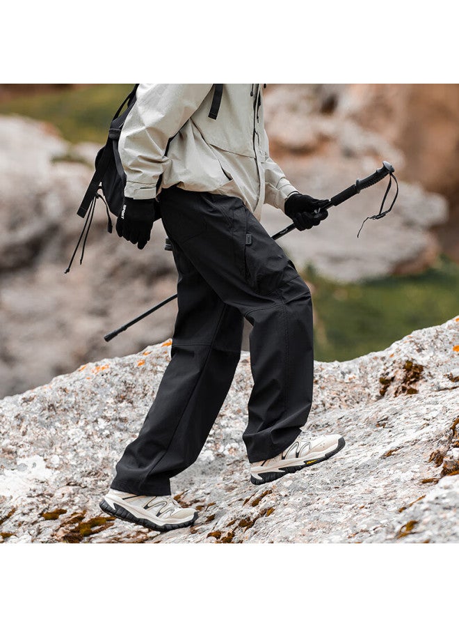 Mmoptop Outdoor Three-proof Combat Pants Men Autumn Winter Mountain Style Workwear Casual Hiking Tactical Pants Mxxk100 Obsidian Black S - Image 4