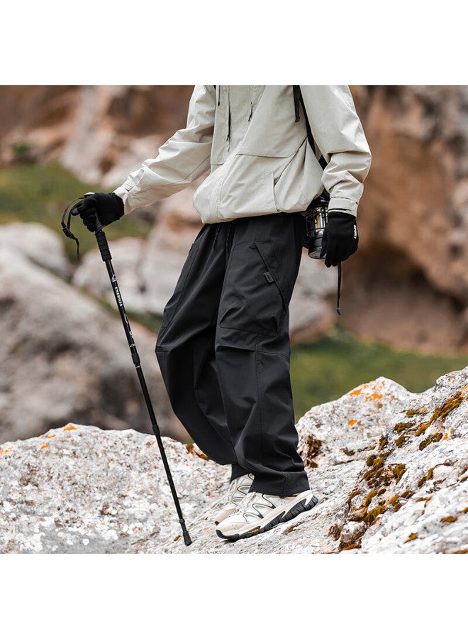 Mmoptop Outdoor Three-proof Combat Pants Men Autumn Winter Mountain Style Workwear Casual Hiking Tactical Pants Mxxk100 Obsidian Black S - Image 5