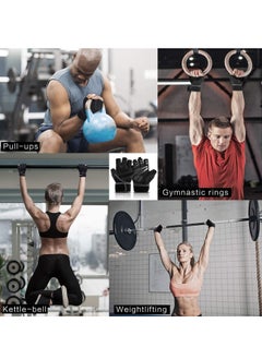 Arabest Workout Gloves Weight Lifting Gloves for Men and Women, Wrist Support Gloves,Breathable Half Finger Exercise Gloves for Weight Training, Pull Up, Gym Fitness, Home Work Out,Exercise  - Image 5