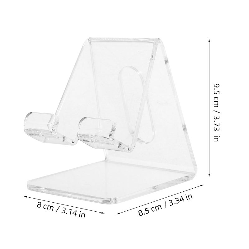 Acrylic Phone Stand Holder Long Bar Design For Live Streaming Office Home Desktop Use - Image 3