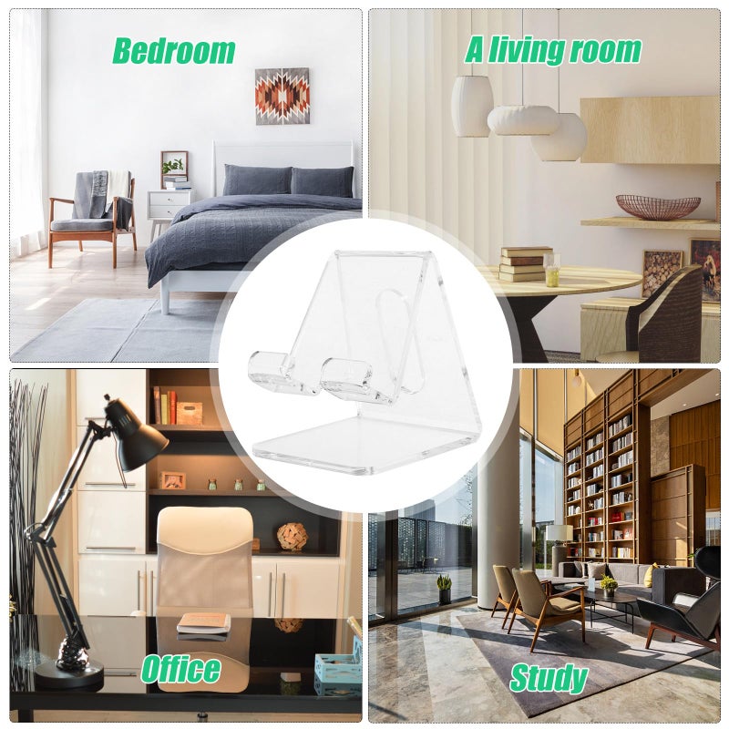 Acrylic Phone Stand Holder Long Bar Design For Live Streaming Office Home Desktop Use - Image 4
