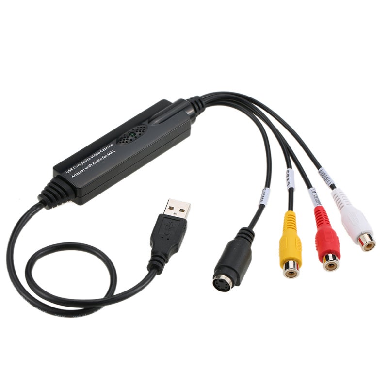 USB Video Capture: USB 2.0 480Mbps Transfer - Mac Compatible Plug & Play, 720*576 High Resolution Video Grabber for Internet Conference, Net Meeting & Video Device Connection - Image 4
