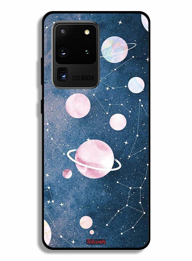 Tolwak Samsung Galaxy S20 Ultra Protective Case Cover Space Art - Image 2