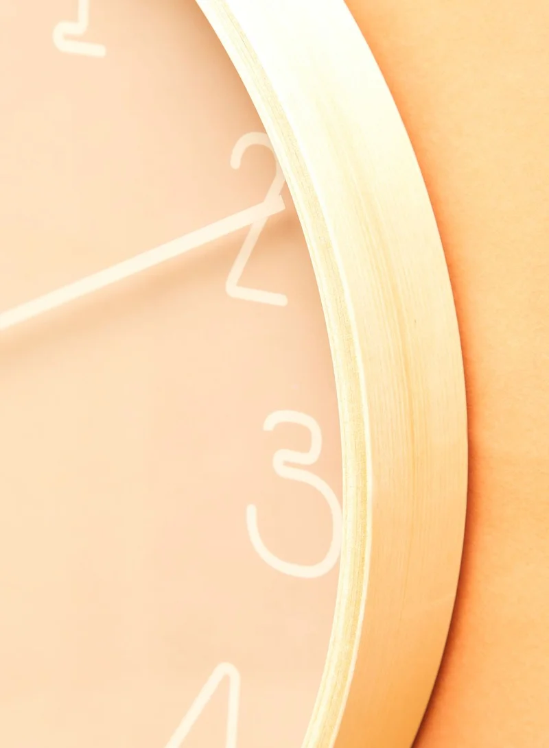 Karlsson Faded Pink Sencillo Wall Clock