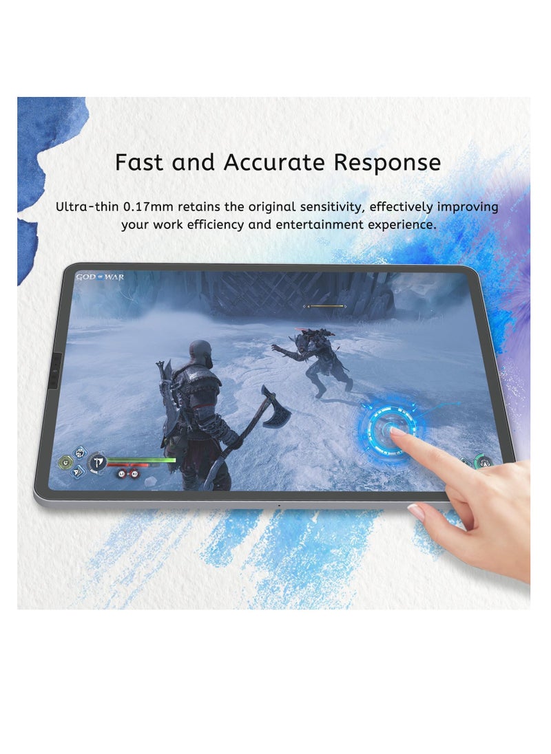Aookay - Paperfeel Screen Protector for iPad Pro 11 inch 2024 (M4) ，Designed for Natural Writing and Drawing, Anti-glare Paper-like Film (IPad Pro 11 Inch M4 (2024)) - Image 1